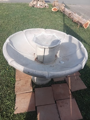#ad 3 Tier Outdoor Water Fountain Concrete Electric Pump Garden Decor Yard Feature $500.00
