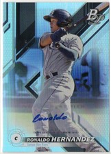 Ronaldo Hernandez 2019 Bowman Platinum Top Prospect Autograph Card #TOP-52 AUTO