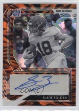 2022 Leaf Pro Set Metal Black & White Tiger Crystals /5 Slade Bolden Auto v7j