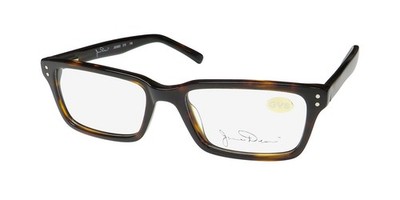 NEW JAMES DEAN JDO603 GLASSES 215 TORTOISE RECTANGULAR FULL-RIM 52-17-140 WOMENS