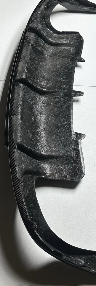 Real Carbon Fiber Rear Bumper Diffuser Lip For Audi A5 Sline S5 B8.5 12-2017 US - Image 4 of 4