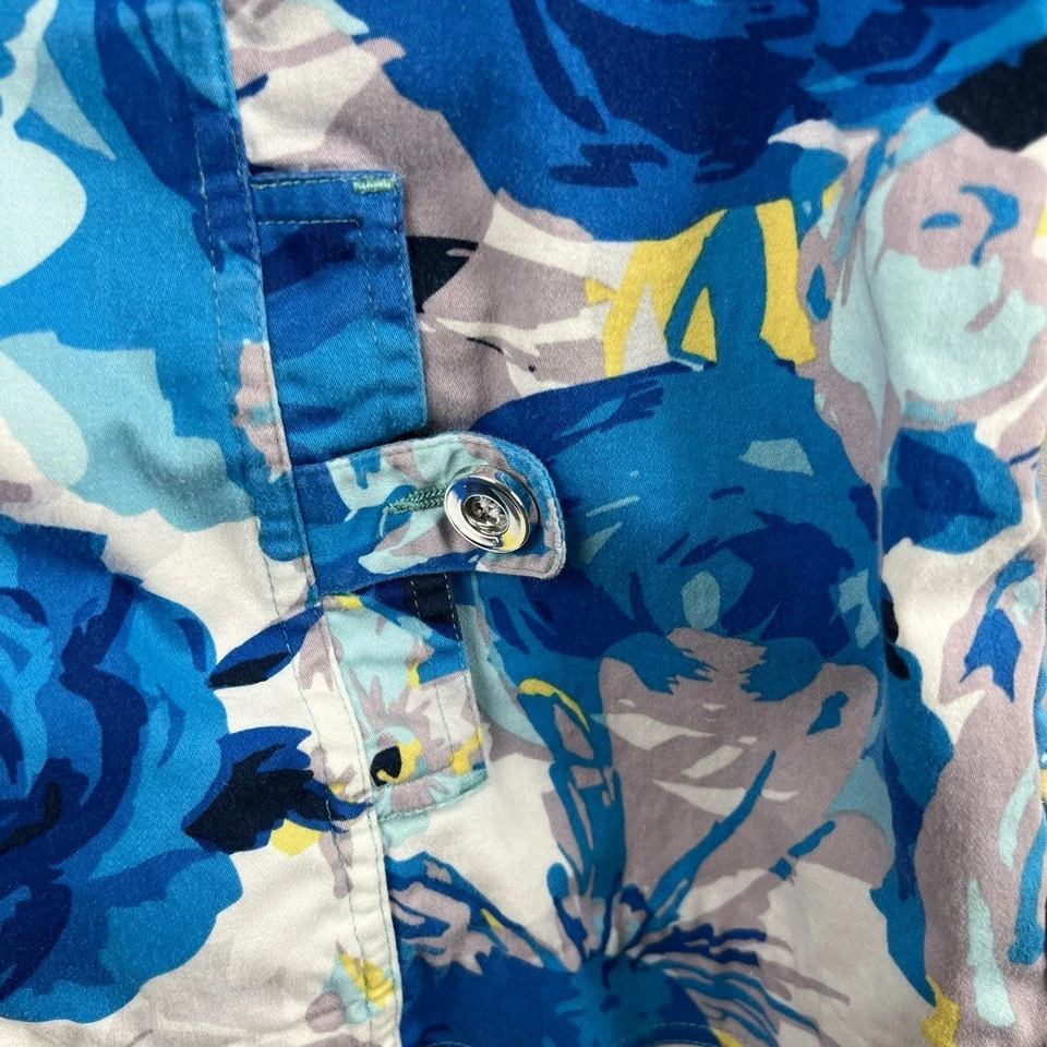 Chaqueta Charter Club para mujer XL floral con botones manga enrollable elástica cabaña Foto 3 de 4