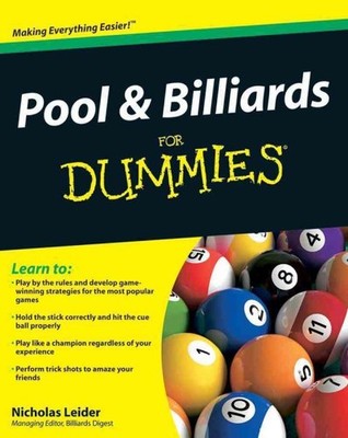 Pool & Billiards for Dummies, Paperback by Leider, Nicholas Jane, Brand New, ...