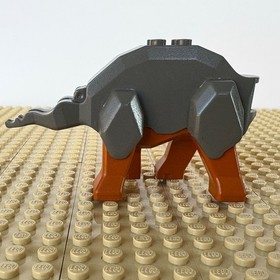 LEGO Adventurers, Dino: Triceratops Body ONLY, 3046c01, 5955, TRAPPER, 2000