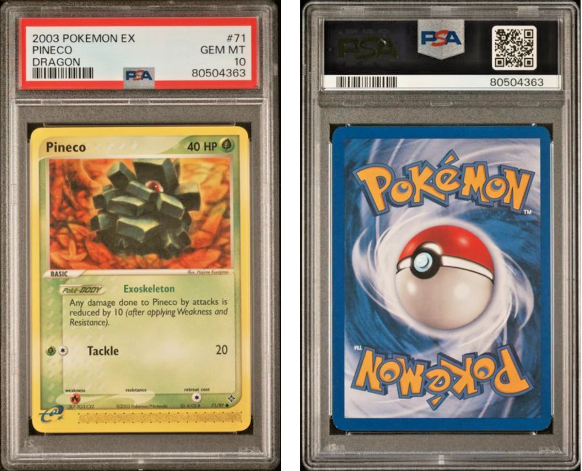 Pokémon TCG Professional Sports Authenticator (PSA) EX Dragon