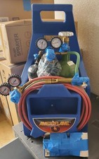 Gas Oxy-Acetylene Welding kit, slightly used 2 months, seat at covered storage