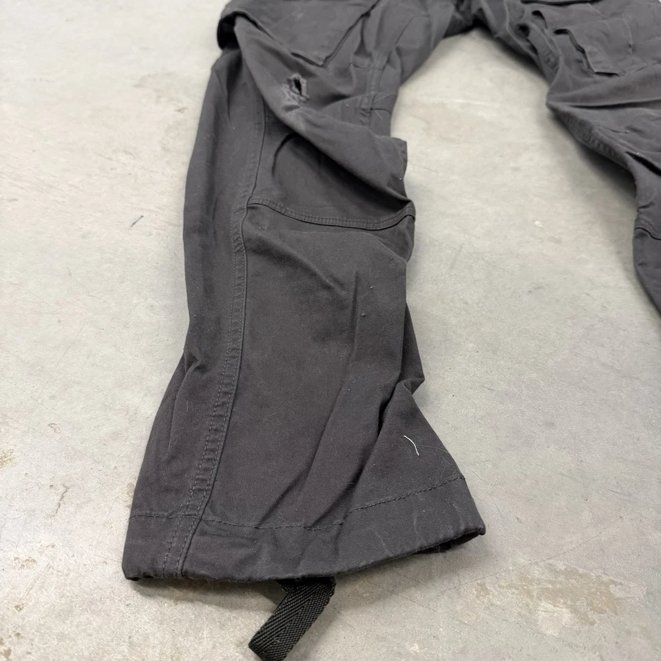 Pantalones cargo G-Star Raw Rovic 3D regulares cónicos, gris oscuro, para hombre 31x32, con defectos Foto 4 de 4