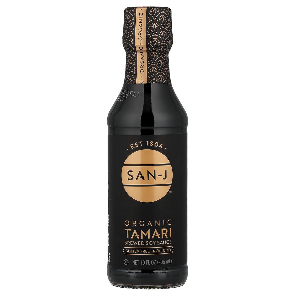 Organic Tamari Brewed Soy Sauce, 10 fl oz (296 ml)