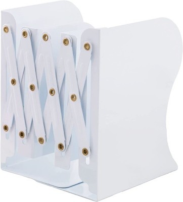 Zyners Adjustable Metal Bookends Heavy Duty For Shelves 2 Dividers Anti-Slip