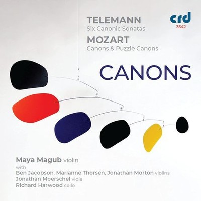 9265569 Audio Cd Maya Magub / Richard Harwood: Canons - Telemann, Mozart