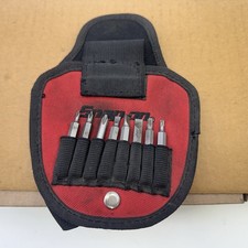 Snap On Tools Tool Pouch Bag Redblack Tool Belt W Clip And 8pc Screwdriver Bit Snap On Tools Tool Pouch Bag Redblack Tool Belt W Clip And 8pc Screwdriver Bit