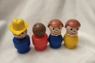 Fisher Price Little People Vintage Figures  Lot of 4 (2 boys and 2 girls)