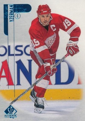 1998-99 SP Authentic #31 STEVE YZERMAN - Detroit Red Wings
