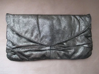 Unbranded Gold Leather Clutch Bag - Image 1 of 4