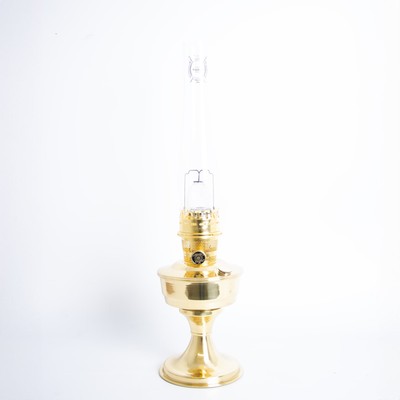 DEFECTIVE Aladdin Brass Table Oil Lamp Solid Brass Indoor Emergency Ligh G3D