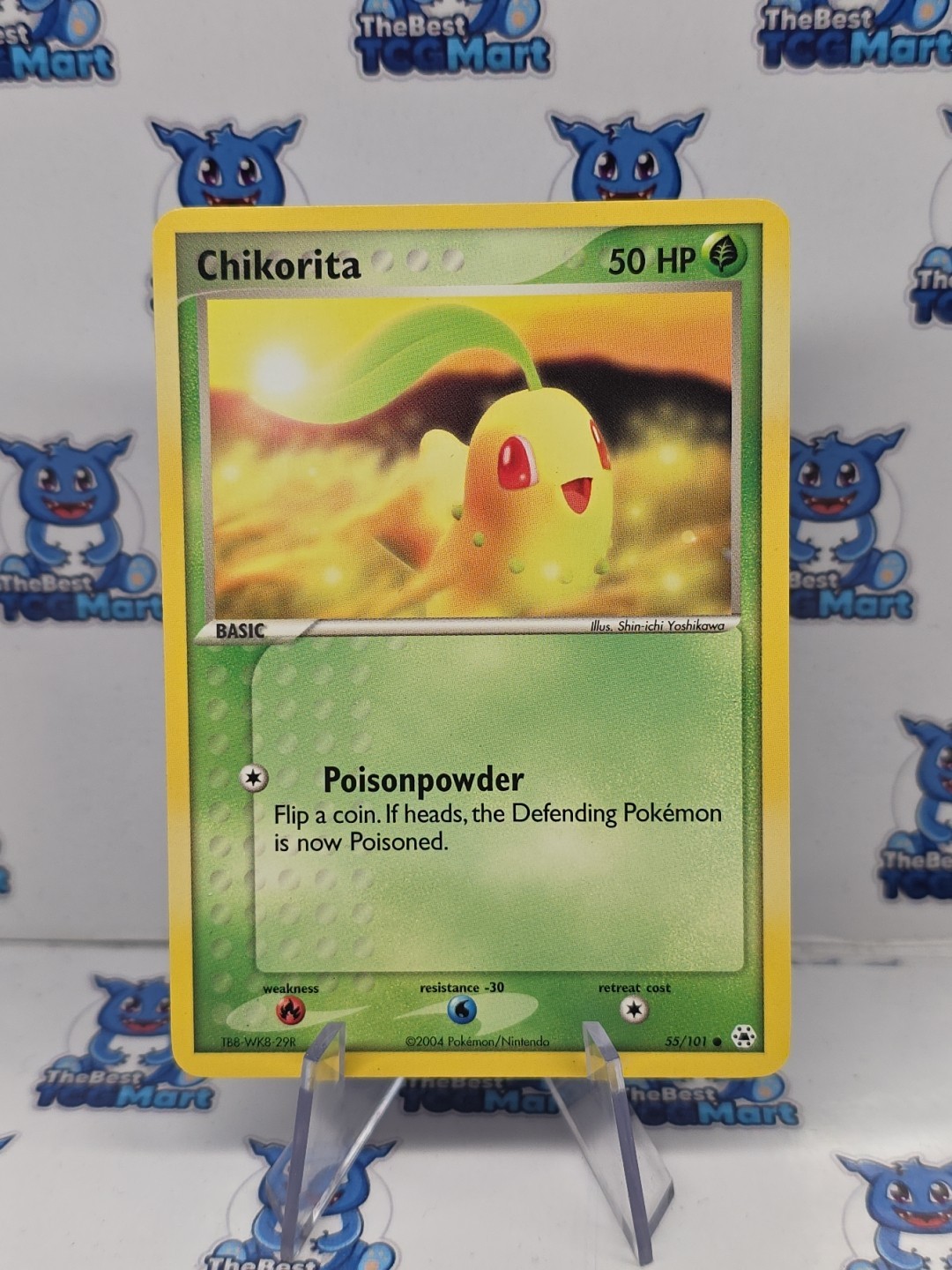Chikorita Hidden Legends 55/101 Pokemon NM 