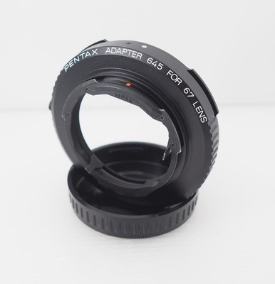 Genuine Pentax Mount Adapter 645 for 67 6x7 lenses - Excellent