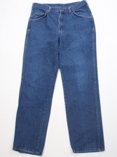 Vintage 70s 80s Dickies Branders Mens 32x30 Faded Straight Leg Denim Jeans Blue