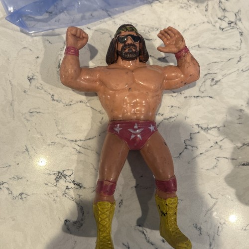 1986 LJN WWF Macho Man Randy Savage wrestling figu...