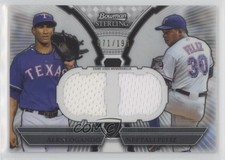 2011 Bowman Sterling Dual Relics Box Loader /196 Alexi Ogando Neftali Feliz 0jd0