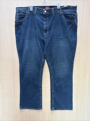 Bulwark Jeans Men s FR Relaxed Fit Bootcut Sz 50 x 32 Blue Stretch Cat2 Fire