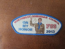 Northwest Suburban Council 2013 Friends Of Scouting Council Shoulder Patch