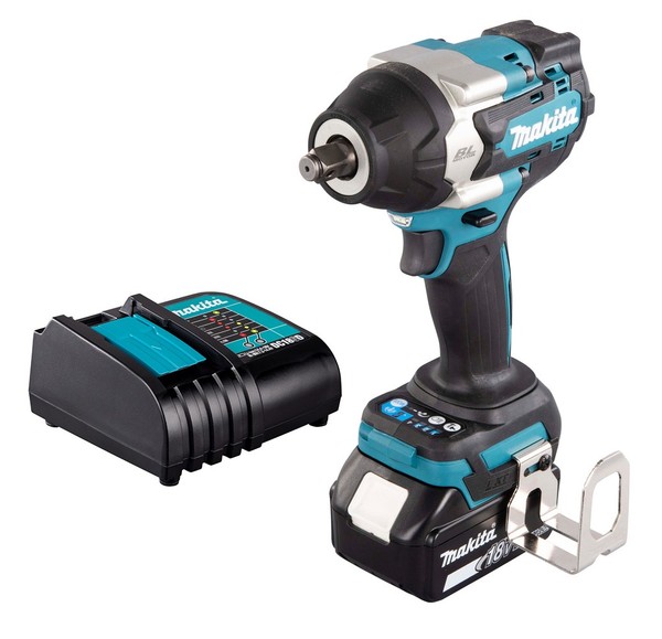 Makita Dtw 700 Akku-Schlagschrauber Mit Akku 5 Ah Und LadegeräT DC18SD-image