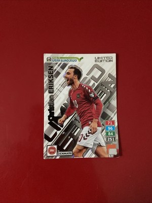 PANINI ADRENALYN XL ROAD TO EURO 2020 CHRISTIAN ERIKSEN LIMITED EDITION LE-CER