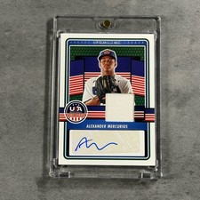 Alexander Mercurius 2023 Panini Stars & Stripes USA 15U Patch Auto #15U-AM