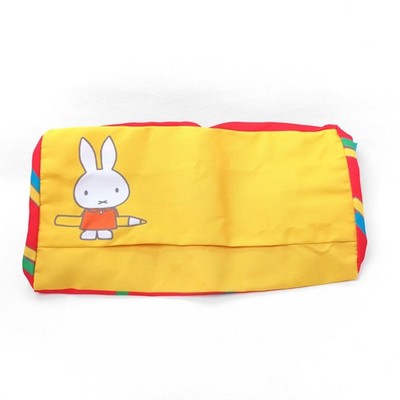 Japan Miffy Kapsel Spielzeug Taschentuchbox Deckel Zeichnung rot & gelb 11,5 x 22 cm
