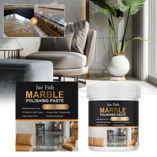 Marble Polishing Paste Kitchen Quartz Tile Tabletop'Scratch Cleanin9292 B6S2 - Picture 3 of 18