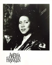 VTG Photo Aretha Franklin Beautiful African American Singer "RESPECT" Perm Afro