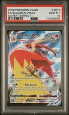 Pokemon TCG Blaziken VMAX TG15/TG30 Silver Tempest Trainer Gallery Holo PSA 10 on eBay
