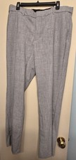 Nine West Mid Rise Barely Bootcut Dress Pants, Gray, Size 16