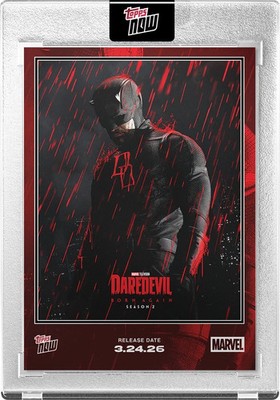 2026 MARVEL TOPPS NOW DAREDEVIL BORN AGAIN S2 #1 CHARLIE COX PRESALE 3/24/26 MCU