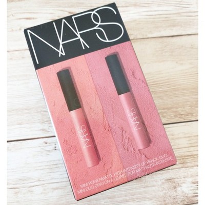 NARS Mini Powermatte Dolce Vita & Take Me Home High-Intensity Lip Pencil Duo New