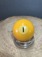 Vintage Replacement Billiard Pool Ball 2 1/4" Diameter Number 1