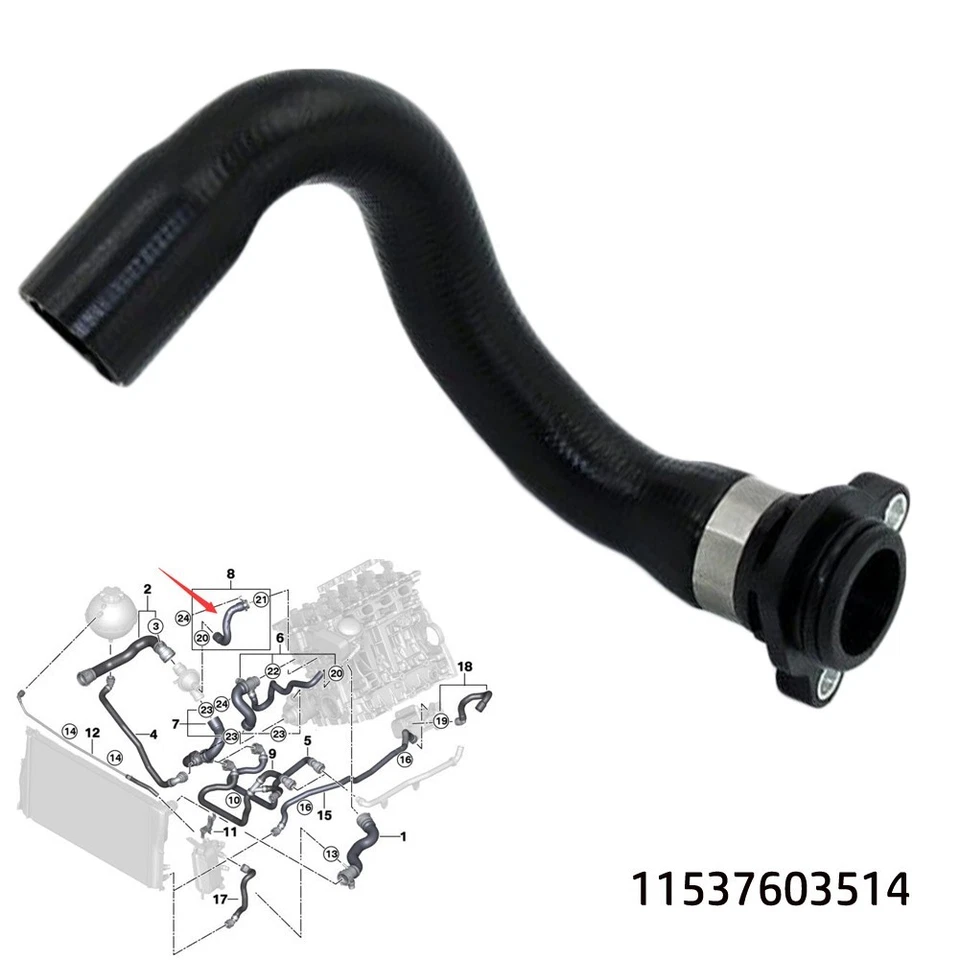 For Thermo to Block Coolant Hose Upgrade for BMW N20 For N26 N52 N54 N55 - Image 2 of 4