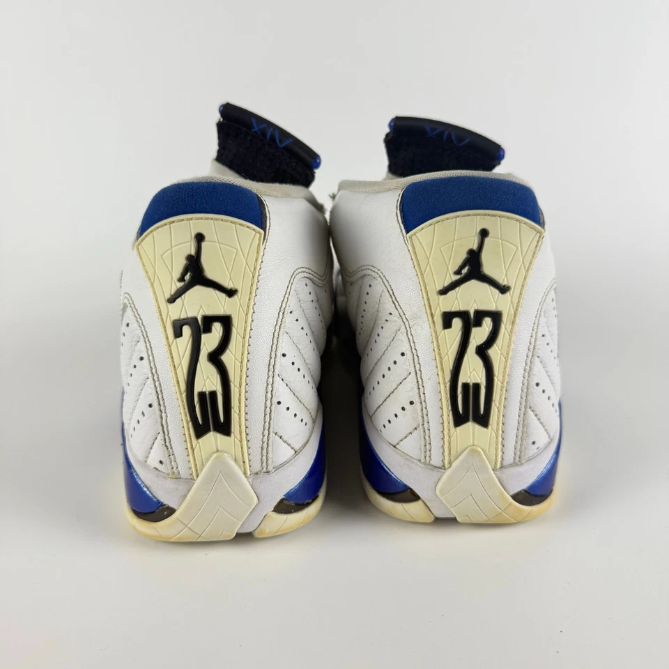 Nike Air Jordan 14 Zapatillas Retro Hyper Azul Real/Blanco Para Hombre 8 487471-104 Foto 4 de 4