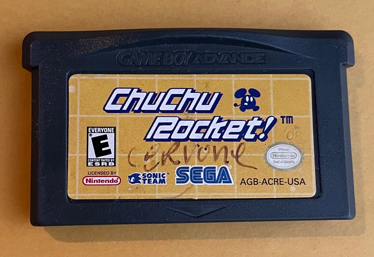 Jeu Vidéo ChuChu Rocket! Pour Game Boy Advance - Version FR - 2003 - Bon état Complet