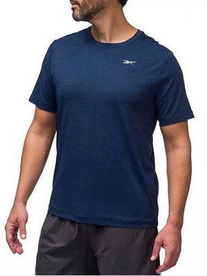 Reebok Mens Speedwick Tech Style Active Tee Shirt Regular Fit blue  2XL