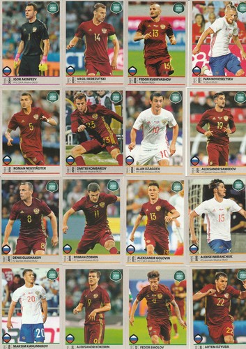 Panini Editions - Road To 2018 Russia - Complete Teams - Free Shipping - Bild 29 von 34