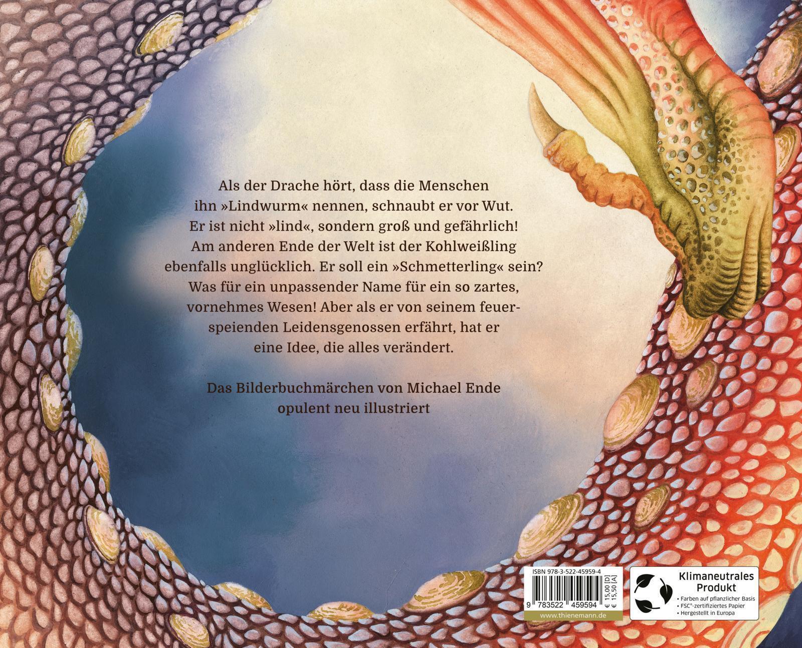 Thumbnail - Der Lindwurm Und Der Schmetterling | Michael Ende | Buch | 32 S. |