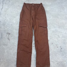 BDG Urban Outfitters Brown Y2K Cargo Pants Sz 25 Utility Military