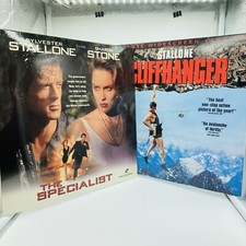 Sylvester Stallone Laserdisc Lot Of 2 The Specialist, Cliffhanger