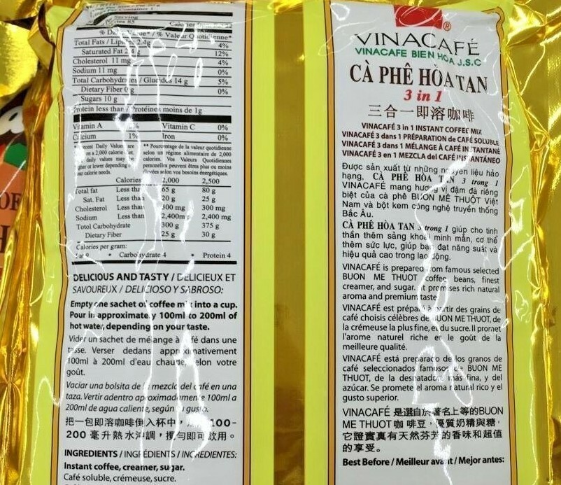 Vinacafe Instant Coffee In Mix, 51 OFF