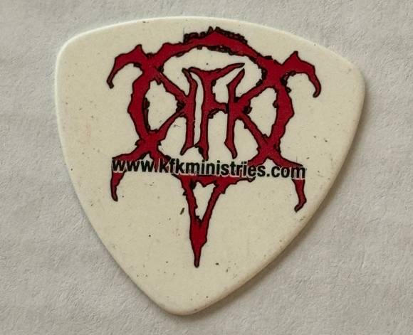 SLAYER KERRY KING (Guitarist) AUTHENTIC TOUR SIGNATURE GUITAR PICK