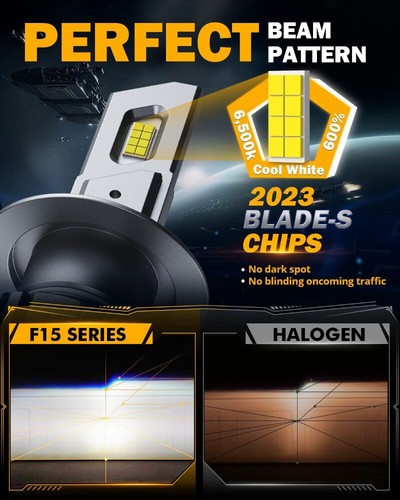 For Porsche Cayenne 2004-2014 H7 LED Headlight Kit High or Low Beam Bulbs Canbus - Picture 3 of 12