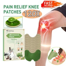 12-120pcs Wormwood Hot Moxibustion Patches Neck/Knee Pain Relief Plaster Pads