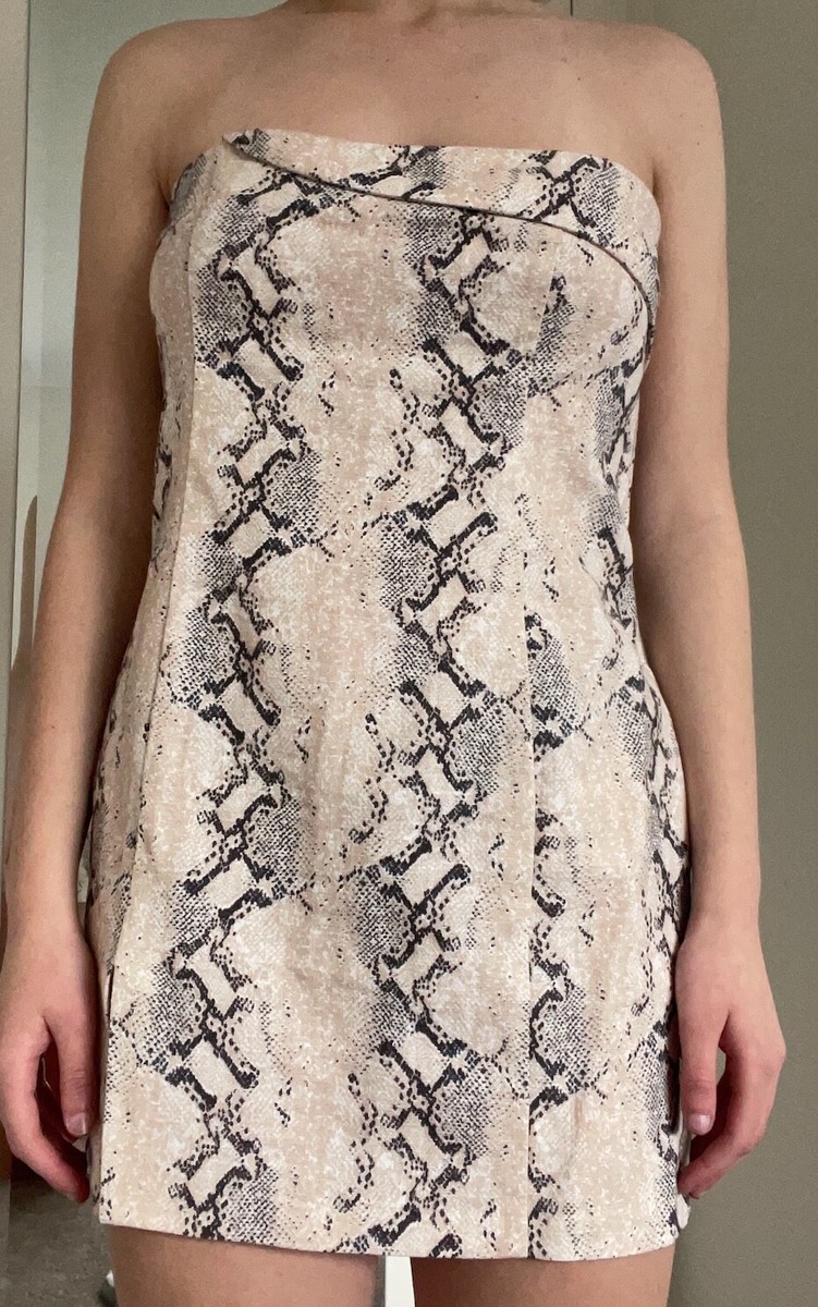bec and bridge franco mini dress Bec & Bridge Snake Franco Mini Dress Print Size 10